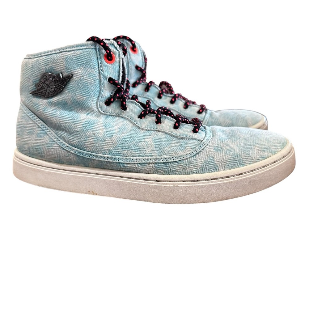 Nike Air Jordan Jasmine GG Sneakers Girls Sz 5Y Lace Up High Tops Tide Pool Blue